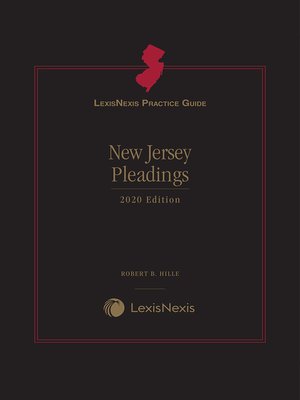 cover image of LexisNexis Practice Guide: New Jersey Pleadings